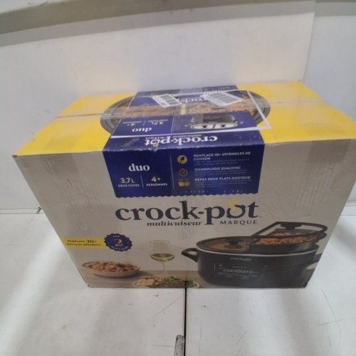 CROCK-POT MULTIMEAL MULTICOOKER AND PROGRAMMABLE SLOW COOKER- 3.7 QT - SPECKLED BLACK (MODEL: CPMCRTC37D-SB) image 7