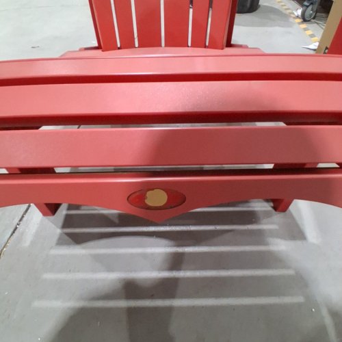 LEISURE LINE CLASSIC ADIRONDACK CHAIR - 33'' X 39'' X 40'' - RED image 3