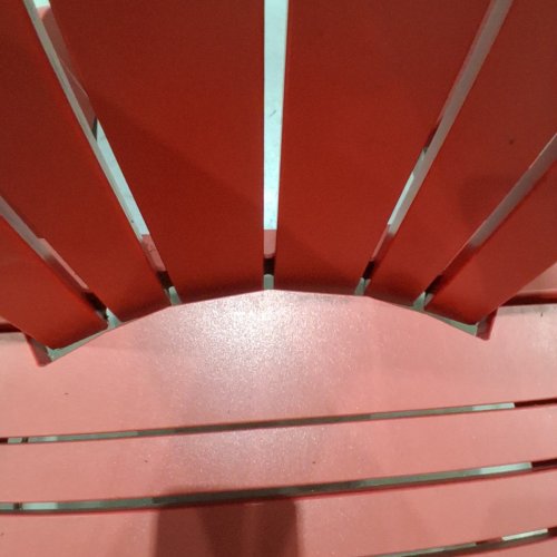 LEISURE LINE CLASSIC ADIRONDACK CHAIR - 33'' X 39'' X 40'' - RED image 4