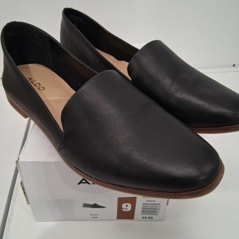 WOMEN'S ALDO HOLLIE SLIP ON LOAFER - SIZE 10 - BLACK - (STYLE:1946236) image 2