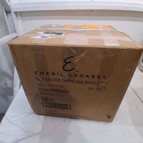EMERIL LAGASSE EXTRA LARGE FRENCH DOOR AIR FRYER TOASTER OVEN COMBO WITH 25 COOKING FUNCTIONS - 26QT - STAINLESS STEEL (MODEL: 4-00675-02X) image 6