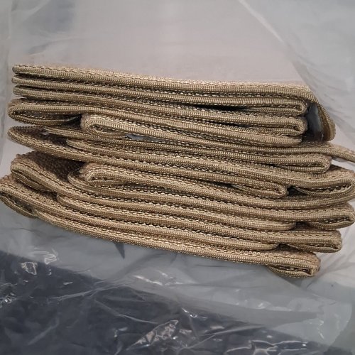 14PK HOPEVIVA BULLNOSE STAIR TREADS FOR WOODEN STEPS - FAUX SISAL CARPET, BRAIDED COVERS - 29.5" X 9.44" - GOLDEN BEIGE (MODEL: HFM00160814) image 3