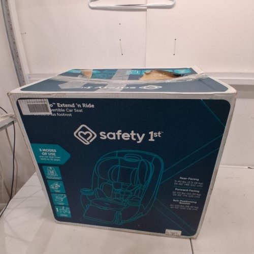 SAFETY 1ST GROW AND GO EXTEND 'N RIDE ALL-IN-ONE CAR SEAT - 65LB CAPACITY - BLACK/MINESHAFT (MODEL: 22891C-GLA) image 5