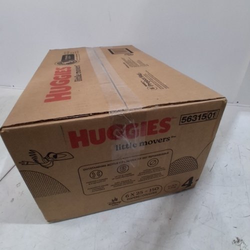 150PK HUGGIES LITTLE MOVERS DIAPERS WITH ACTIVE FIT - SIZE 4 image 3