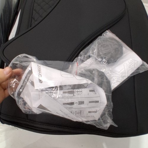 CAR PASS NAPPA PU LEATHER CAR SEAT COVERS FULL SET WATERPROOF PROTECTOR DURABLE CUSHIONED,UNIVERSAL FIT FOR SEDAN SUV PICK-UP TRUCK, AUTOMOTIVE, ANTI-SLIP AND BACKSEAT LUXURY PREMIUM DELUXE - FULL SET - BLACK (MODEL:SJ006BB-BK1HF-PUBB5-BY) image 3