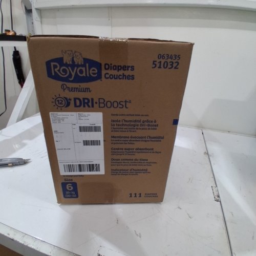 111PK ROYALE DIAPERS - SIZE 6 - (MODEL: 51032) image 2