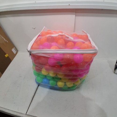 400PK AMAZON BASICS BPA FREE PLASTIC BALL PIT BALLS - 2.3" BALLS - 6 BRIGHT COLORS (MODEL: 76188) image 2