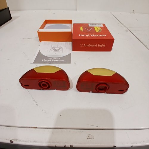 2PK RECHARGEABLE ELECTRIC HAND WARMER - MAGNETIC, 5200MAH (2600MAH EACH), 3 HEATING LEVELS - RED/GOLD (MODEL: BL-NSB01) image 3