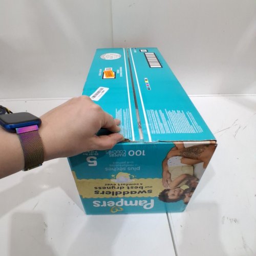 100PK PAMPERS SWADDLERS 100% LEAKPROOF DISPOSABLE BABY DIAPERS - SIZE 5 image 4