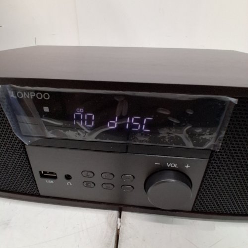 LONPOO NOSTALGIC HOME STEREO SYSTEM - 40W, CD PLAYER, BLUETOOTH AUDIO STREAMING, FM RADIO, USB PLAYBACK, AUX-IN (MODEL: LP-816) image 2