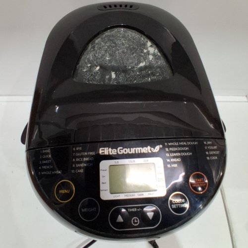 ELITE GOURMET BY MAXI-MATIC 19-FUNCTION PROGRAMMABLE BREAD MAKER - MAKES 2LBS OF BREAD - BLACK (MODEL: EBM8103B) image 4
