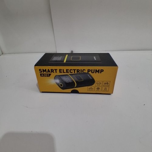 AUXITO SMART ELECTRIC AIR PUMP WITH DIGITAL SCREEN & LED LIGHT - 2-150 PSI - BLACK (MODEL: A301) image 5
