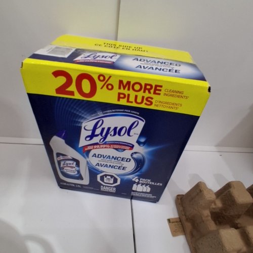 4PK LYSOL ADVANCED TOILET BOWL CLEANER - 946ML/BOTTLE (MODEL: 937319) image 5