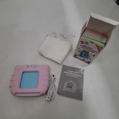 112PK TIMINGSXD FLASH CARDS WITH EDUCATIONAL VOCABULARY POCKET TOY - PINK image 3