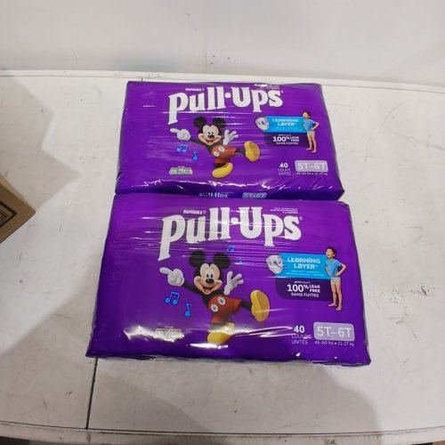 80PK BOYS HUGGIES PULL-UPS - SIZE 5T-6T - MICKEY MOUSE PATTERN image 2