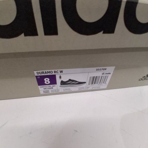 WOMEN'S ADIDAS RUNNING SHOES - US 8 - BLACK / WHITE (MODEL: ID2709) image 2