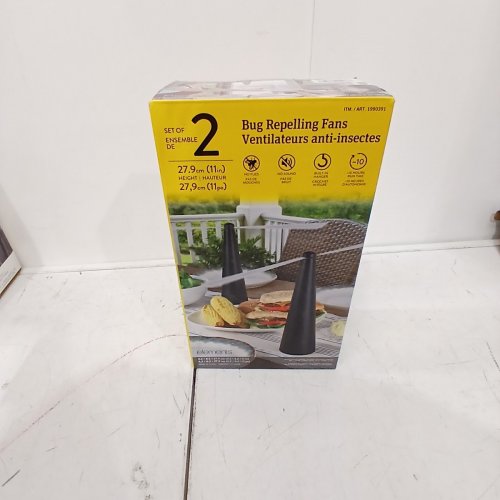 2PK ELEMENTS RECHARGEABLE BUG REPELLER FANS - BLACK (MODEL: 1990391) image 6