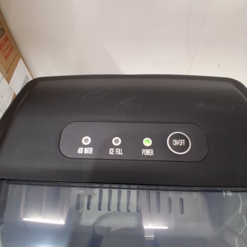 EUHOMY COUNTERTOP ICE MAKER - MAKES 26LBS/DAY - STAINLESS STEEL (MODEL: IM-06S) image 2