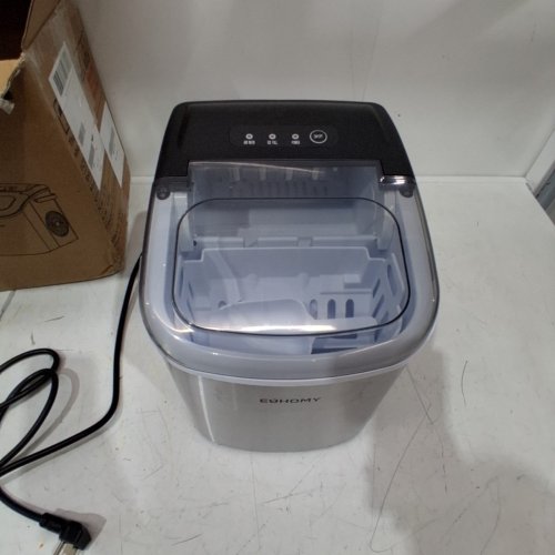 EUHOMY COUNTERTOP ICE MAKER - MAKES 26LBS/DAY - STAINLESS STEEL (MODEL: IM-06S) image 3