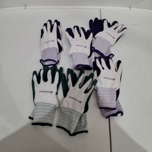 6PR GARDENA LATEX-COATED MULTIPURPOSE WORK & GARDENING GLOVES - ONE SIZE FITS MANY - MULTI-COLOUR (MODEL: 1852515) image 2