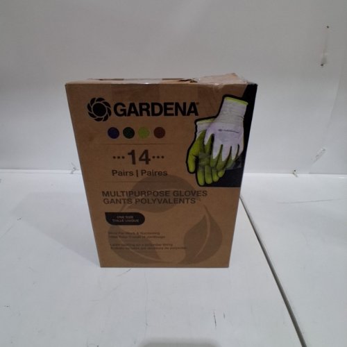 6PR GARDENA LATEX-COATED MULTIPURPOSE WORK & GARDENING GLOVES - ONE SIZE FITS MANY - MULTI-COLOUR (MODEL: 1852515) image 4