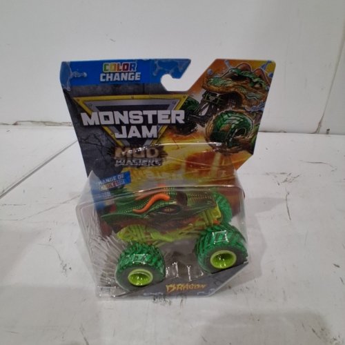 MOSNTER JAM MUD BLASTERS COLOUR CHANGING DRAGON TOY TRUCK - GREEN image 4
