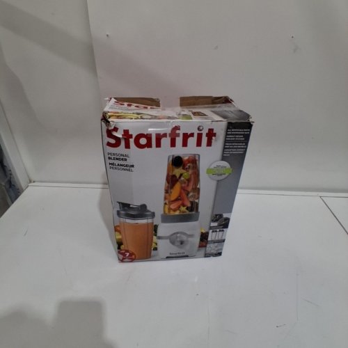 STARFRIT PERSONAL BLENDER WITH 2 DIFFERENT BLADES & 2 CUPS WITH LIDS, 300W - WHITE - (MODEL:BL3416(024303)) image 6