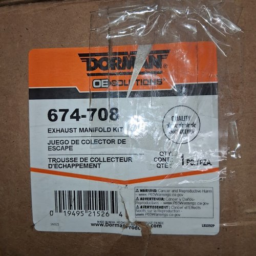 DORMAN EXHAUST MANIFOLD FOR FORD F150 - (MODEL: 674-708) image 8