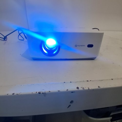 VANKYO LEISURE PORTABLE PROJECTOR WITH WIRELESS CONNECTIVITY, - 140 LUMENS BRIGHTNESS - 720P HD - WHITE (MODEL: WPY014) image 2