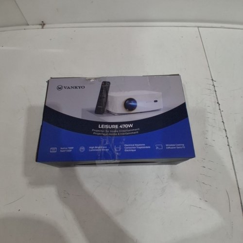 VANKYO LEISURE PORTABLE PROJECTOR WITH WIRELESS CONNECTIVITY, - 140 LUMENS BRIGHTNESS - 720P HD - WHITE (MODEL: WPY014) image 4