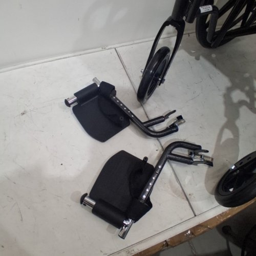 MEDLINE GUARDIAN K1 WHEELCHAIR - 16" SEAT - 300LB CAPACITY - BLACK (MODEL: K1166N22S) image 4