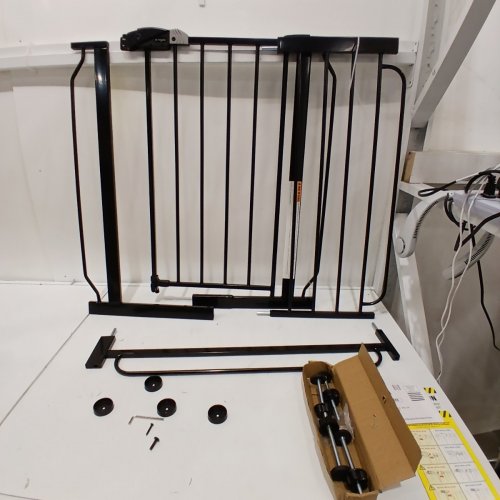 REGALO EASY STEP EXTRA WIDE SAFETY GATE - 29-49"X 30" - BLACK (MODEL:1164 EB DS) image 2