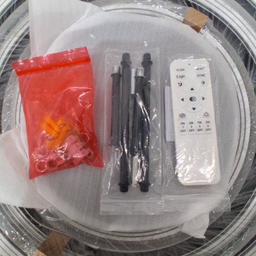 HANGING MODERN CEILING LIGHT DIMMABLE WITH REMOTE CONTROL - 110V/265V-BLACK image 3