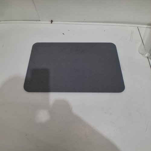 NATUREVA STONE PET FOOD MAT DIATOMACEOUS EARTH - 11" X 18" - GREY/GRAPHITE image 3