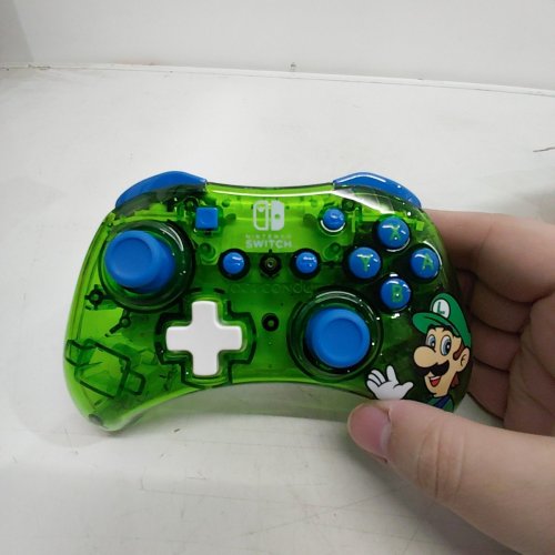 NINTENDO SWITCH - SUPER MARIO WIRED CONTROLLER - ROCK CANDY (LUIGI) image 2