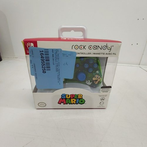 NINTENDO SWITCH - SUPER MARIO WIRED CONTROLLER - ROCK CANDY (LUIGI) image 5
