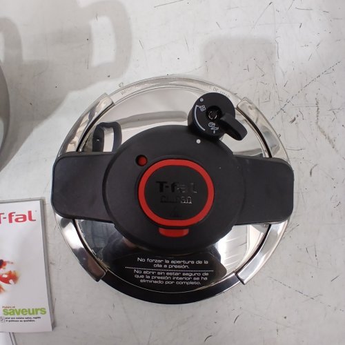 T-FAL CLIPSO STOVETOP PRESSURE COOKER WITH LOCKING LID - 6.3QT/6L - STAINLESS STEEL image 4