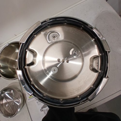 T-FAL CLIPSO STOVETOP PRESSURE COOKER WITH LOCKING LID - 6.3QT/6L - STAINLESS STEEL image 5