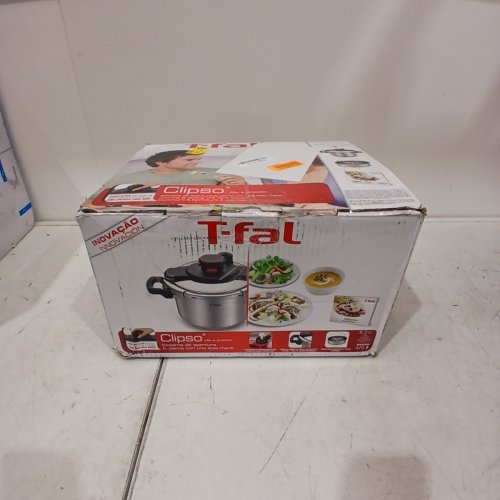 T-FAL CLIPSO STOVETOP PRESSURE COOKER WITH LOCKING LID - 6.3QT/6L - STAINLESS STEEL image 8