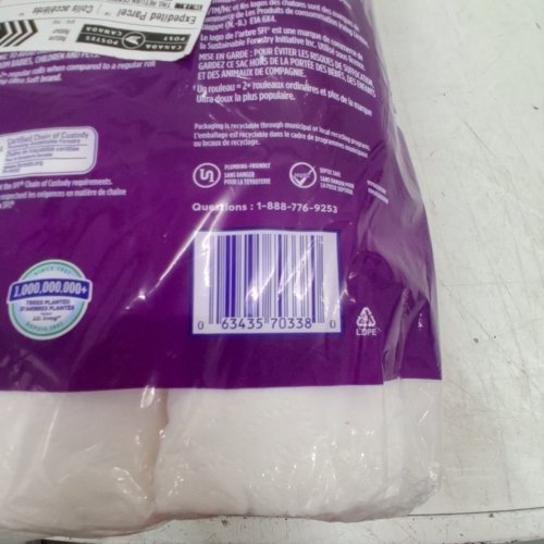 29PK 2-PLY ROYALE VELOUR PLUSH & THICK TOILET PAPER ROLLS - WHITE image 2