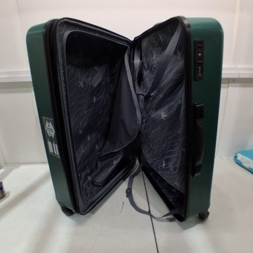 ATLANTIC ACCLAIM II LIGHTWEIGHT HARD-SIDE LARGE CHECKED LUGGAGE WITH TSA LOCKS - 28" - GREEN (MODEL: AL16774) image 3
