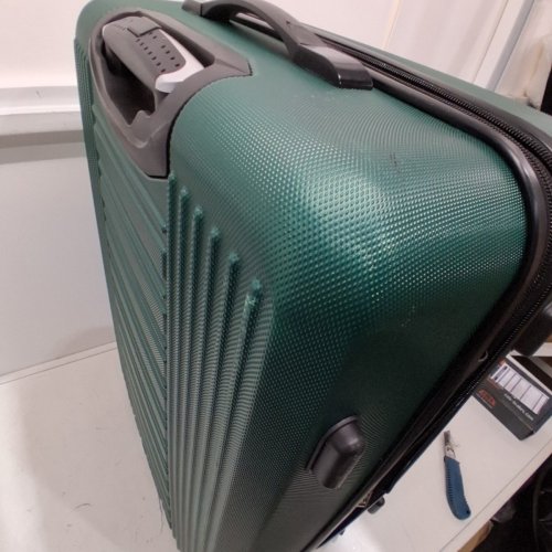 ATLANTIC ACCLAIM II LIGHTWEIGHT HARD-SIDE LARGE CHECKED LUGGAGE WITH TSA LOCKS - 28" - GREEN (MODEL: AL16774) image 6