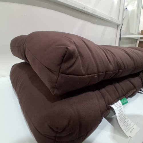 2PK YOOZEKU OUTDOOR/INDOOR WATERPROOF ALL WEATHER HIGH BACK ADIRONDACK STUFFED FOAM CHAIR CUSHION - 43" X 22" - BROWN image 4