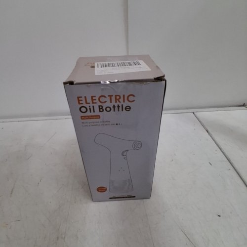 QOOSEA ELECTRIC OIL SPRAYER BOTTLE FOR COOKING - 350ML - WHITE/CLEAR image 4