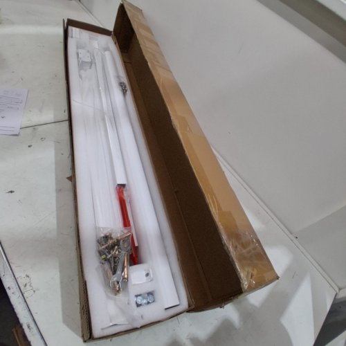 3 STEP HAND RAILS- FIT 2 OR 3 STEPS DECK RAILING- 12.5" - 19.8" - WHITE image 2