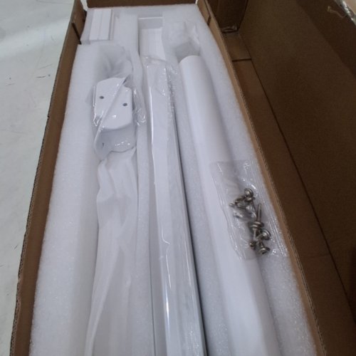 3 STEP HAND RAILS- FIT 2 OR 3 STEPS DECK RAILING- 12.5" - 19.8" - WHITE image 3