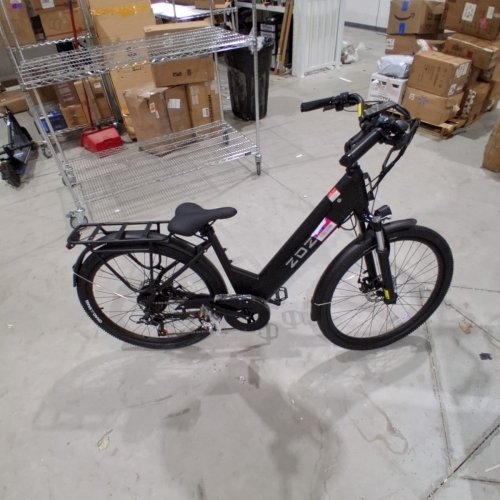ZDZA ELECTRIC CRUISER BIKE WITH CARGO RACK - 750W, 35KM/H MAX SPEED, 26" WHEELS - BLACK - (MODEL: ZA02) image 11