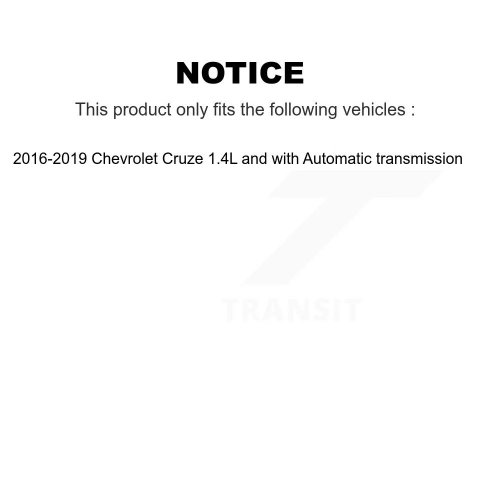 KUGEL FRONT RIGHT CV AXLE SHAFT FOR 2016-2019 CHEVROLET CRUZE - SILVER/BLACK (MODEL: NCV-GM0152) image 2