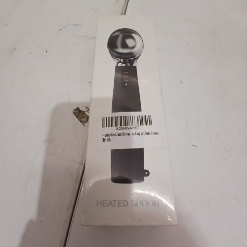 RECHARGEABLE HEATED ICE CREAM SCOOP SPOON - BLACK image 2
