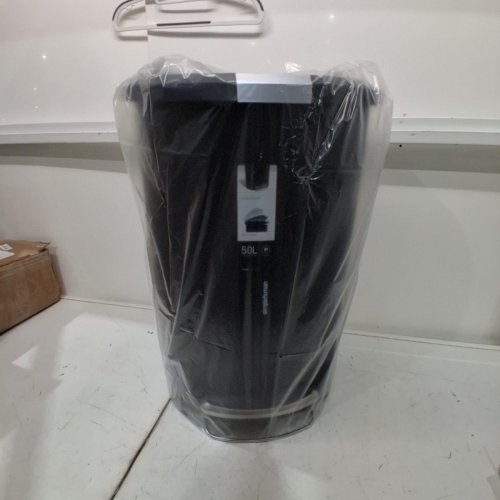 SIMPLEHUMAN PLASTIC D-SHAPED STEP GARBAGE CAN - 50L - BLACK image 3